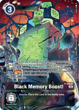 Black Memory Boost! P-039 (Adventure Box 02)-Kantocards