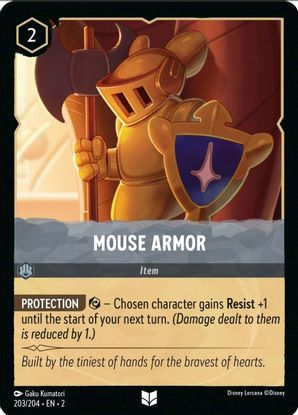 Mouse Armor 203/204 - Uncommon-Kantocards
