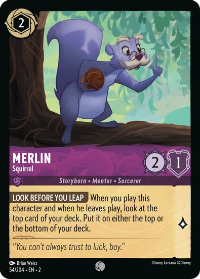 Merlin - Squirrel 54/204 - Common - Cold Foil-Kantocards