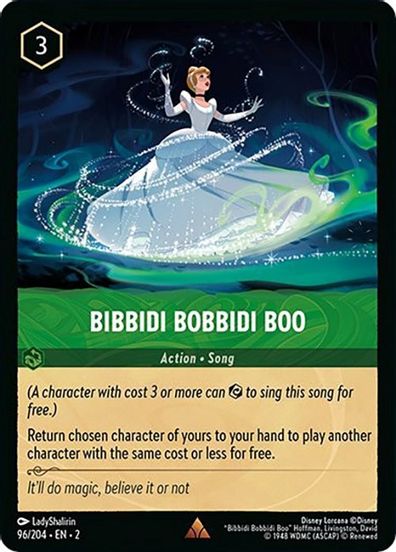 Bibbidi Bobbidi Boo 96/204 - Rare-Kantocards