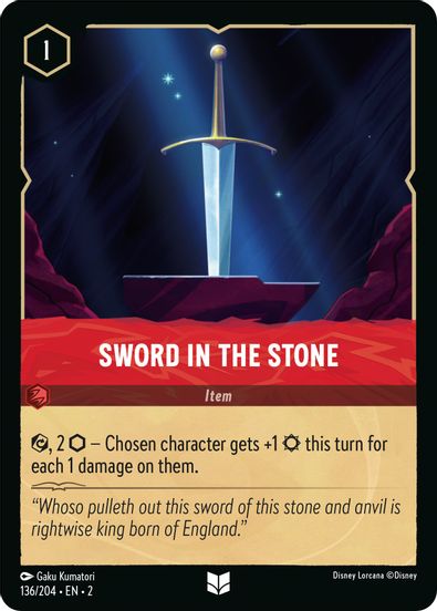 Sword in the Stone 136/204 - Uncommon-Kantocards