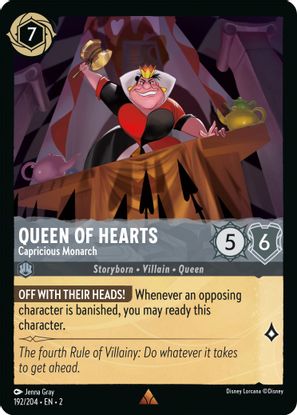 Queen of Hearts - Capricious Monarch 192/204 - Rare-Kantocards