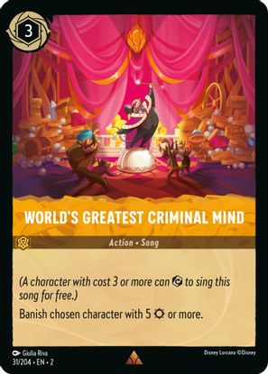 World's Greatest Criminal Mind 31/204 - Rare-Kantocards