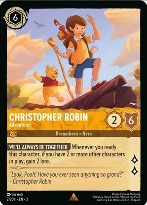 Christopher Robin - Adventurer 2/204 - Rare-Kantocards