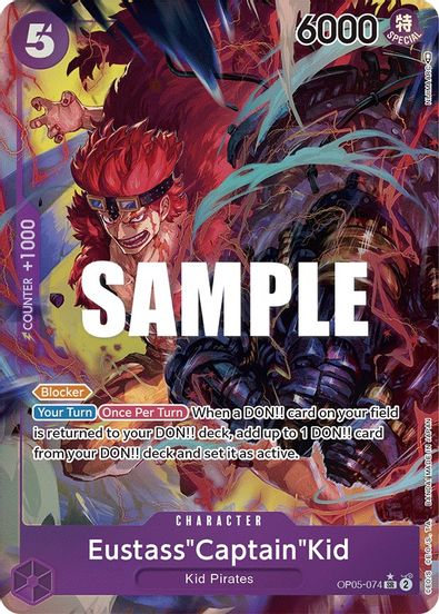 Eustass"Captain"Kid (Alternate Art) OP05-074 - Super Rare-Kantocards