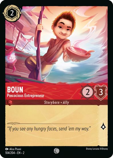 Boun - Precocious Entrepreneur 104/204 - Common - Cold Foil-Kantocards