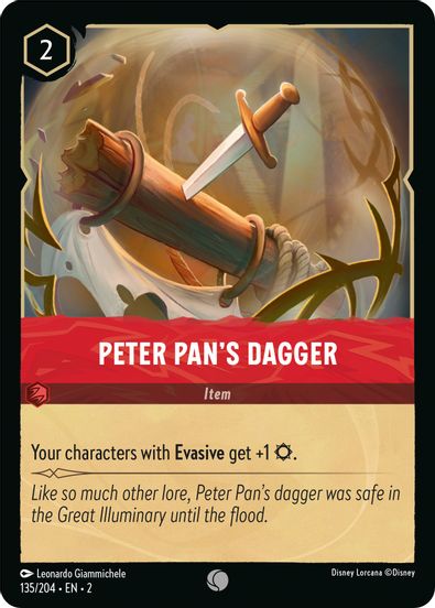 Peter Pan's Dagger 135/204 - Common - Cold Foil-Kantocards