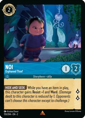Noi - Orphaned Thief 155/204 - Rare - Cold Foil-Kantocards