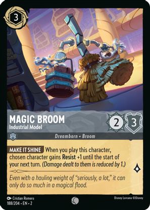 Magic Broom - Industrial Model 188/204 - Common - Cold Foil-Kantocards