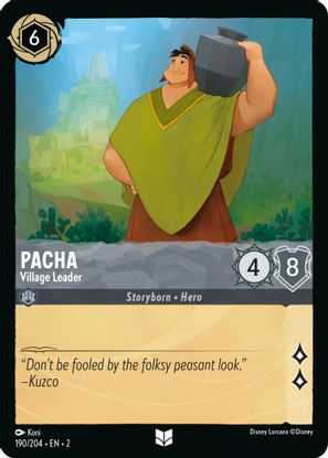 Pacha - Village Leader 190/204 - Uncommon - Cold Foil-Kantocards