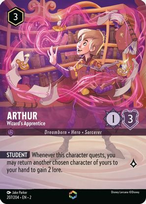 Arthur - Wizard's Apprentice (Enchanted) 207/204-Kantocards