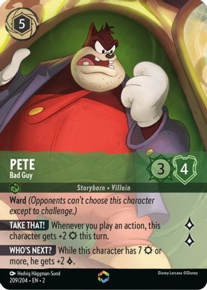 Pete - Bad Guy (Enchanted) 209/204-Kantocards