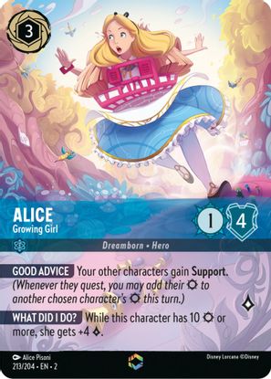 Alice - Growing Girl (Enchanted) 213/204-Kantocards