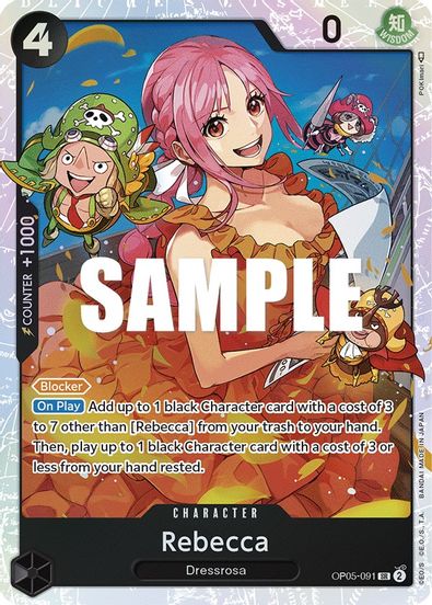 Rebecca OP05-091 - Super Rare-Kantocards