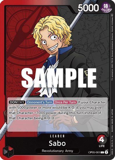 Sabo OP05-001 - Leader-Kantocards