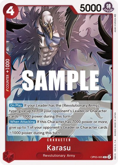Karasu OP05-005 - Rare-Kantocards