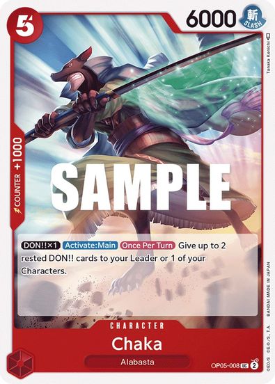 Chaka OP05-008 - Uncommon-Kantocards