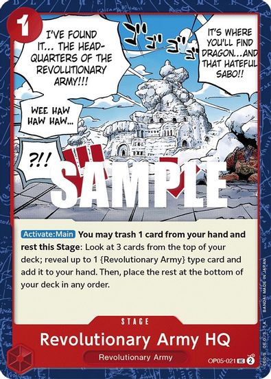 Revolutionary Army HQ OP05-021 - Uncommon-Kantocards