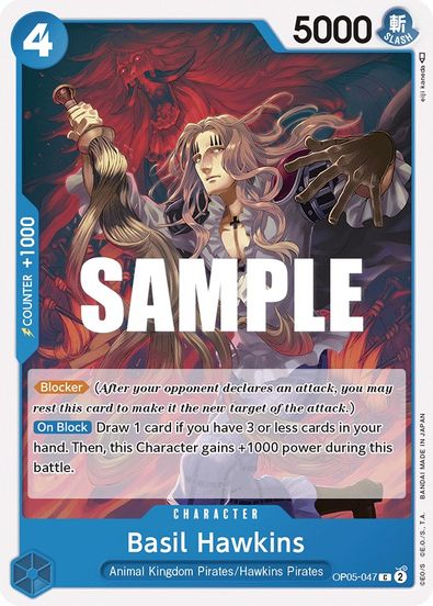 Basil Hawkins OP05-047 - Common-Kantocards