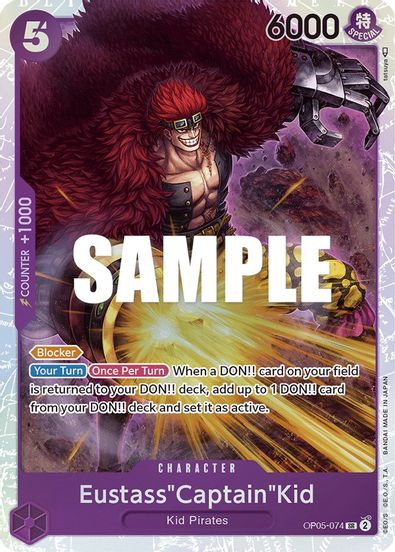 Eustass"Captain"Kid OP05-074 - Super Rare-Kantocards
