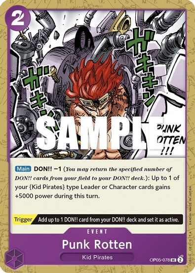 Punk Rotten OP05-078 - Uncommon-Kantocards