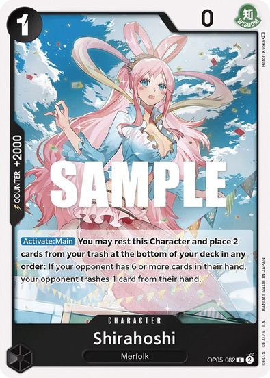 Shirahoshi OP05-082 - Rare-Kantocards