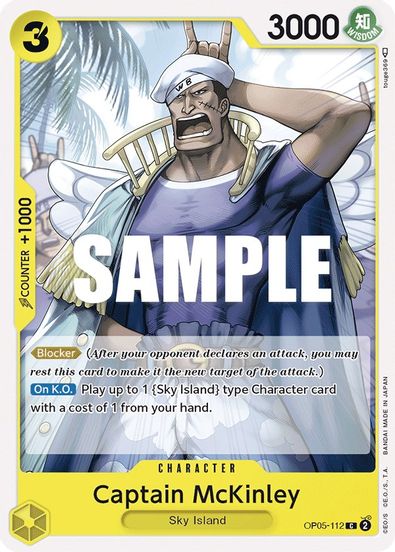 Captain McKinley OP05-112 - Common-Kantocards