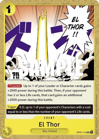 El Thor OP05-114 - Uncommon-Kantocards