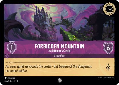 Forbidden Mountain - Maleficent's Castle 66/204 - Common - Cold Foil-Kantocards