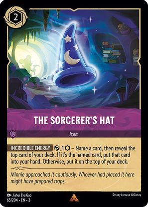 The Sorcerer's Hat 65/204 - Rare - Cold Foil-Kantocards
