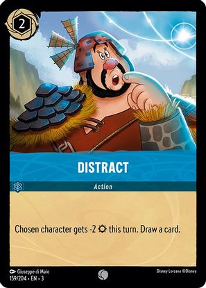 Distract 159/204 - Common - Cold Foil-Kantocards