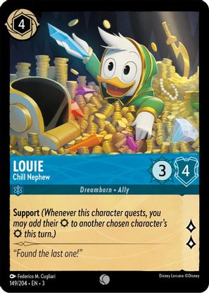 Louie - Chill Nephew 149/204 - Common-Kantocards