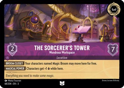 The Sorcerer's Tower - Wondrous Workspace 68/204 - Uncommon - Cold Foil-Kantocards