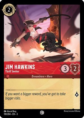 Jim Hawkins - Thrill Seeker 110/204 - Common-Kantocards