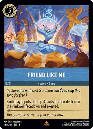 Friend Like Me 160/204 - Rare-Kantocards