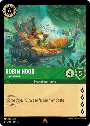 Robin Hood - Daydreamer 84/204 - Rare - Cold Foil-Kantocards