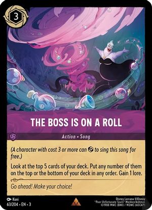 The Boss is on a Roll 63/204 - Rare-Kantocards