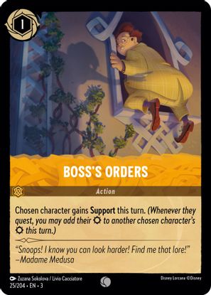 Boss's Orders 25/204 - Common-Kantocards