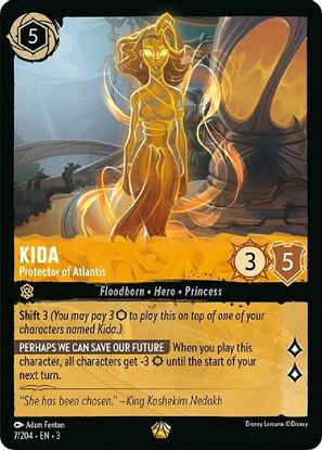 Kida - Protector of Atlantis 7/204 - Legendary-Kantocards