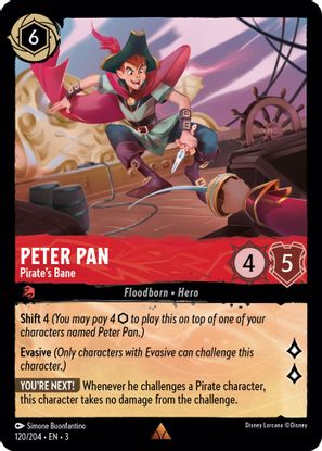 Peter Pan - Pirate's Bane 120/204 - Rare-Kantocards