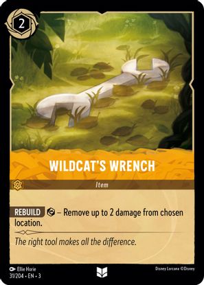 Wildcat's Wrench 31/204 - Uncommon - Cold Foil-Kantocards