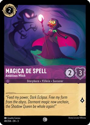 Magica De Spell - Ambitious Witch 48/204 - Common - Cold Foil-Kantocards