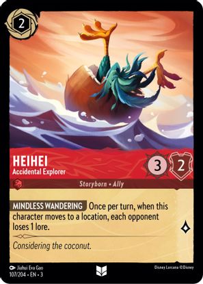 HeiHei - Accidental Explorer 107/204 - Uncommon - Cold Foil-Kantocards