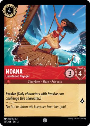 Moana - Undeterred Voyager 117/204 - Common-Kantocards