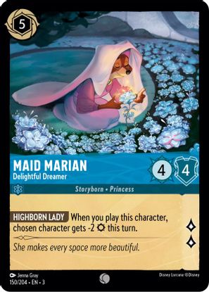 Maid Marian - Delightful Dreamer 150/204 - Common - Cold Foil-Kantocards