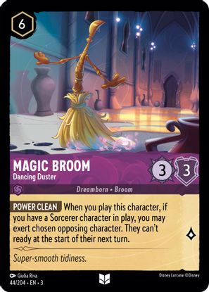 Magic Broom - Dancing Duster 44/204 - Uncommon-Kantocards