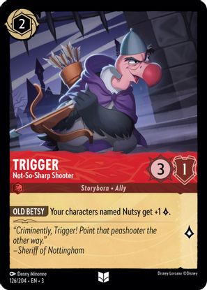 Trigger - Not-So-Sharp Shooter 126/204 - Uncommon - Cold Foil-Kantocards