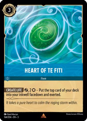 Heart of Te Fiti 164/204 - Rare-Kantocards