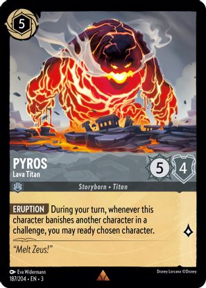Pyros - Lava Titan 187/204 - Rare-Kantocards