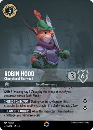 Robin Hood - Champion of Sherwood 221/204 - Enchanted-Kantocards